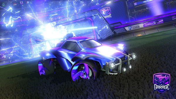 A Rocket League car design from MnX34