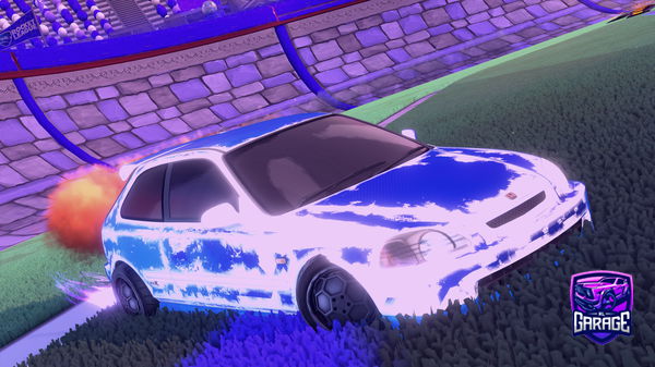 A Rocket League car design from GFuelTripp