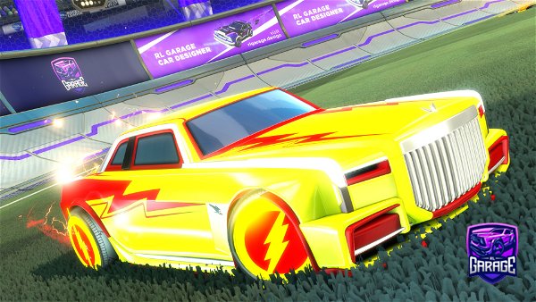 Lightning Yellow Rocket Boost | Rocket League Garage