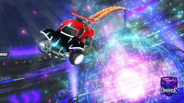 A Rocket League car design from NEOaqua