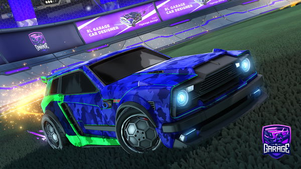 A Rocket League car design from SSGSheldon