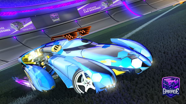 A Rocket League car design from Shooteo2313