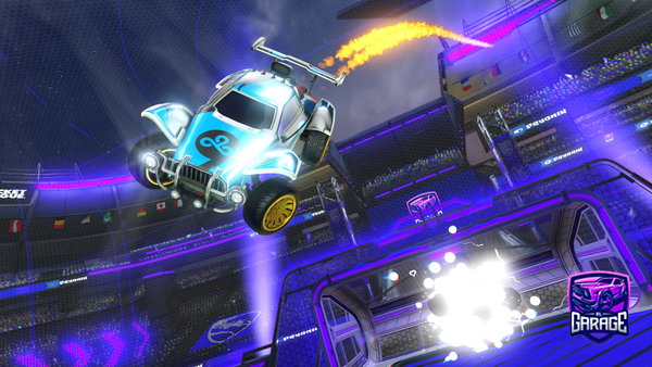 A Rocket League car design from vxry_