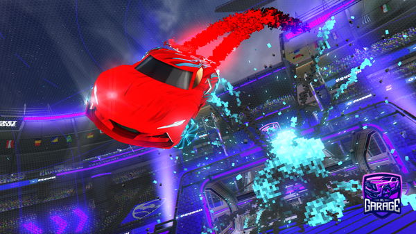 A Rocket League car design from Myusernameistigershark