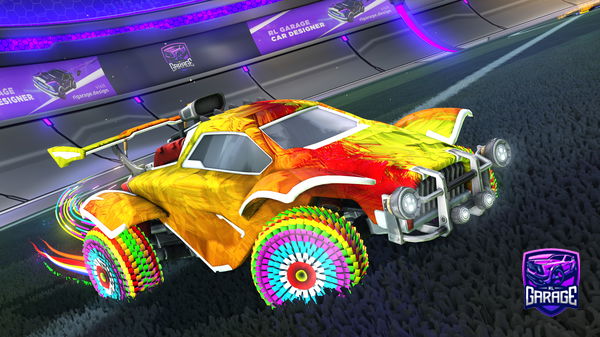 A Rocket League car design from Dogsarecool1984