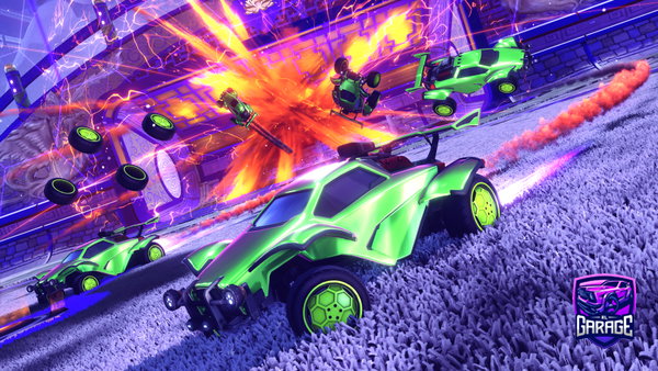 A Rocket League car design from ANIMATIONS