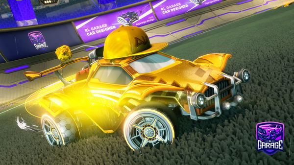 A Rocket League car design from AlphaBooger