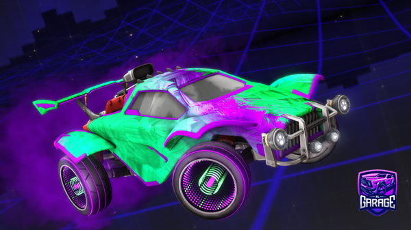 A Rocket League car design from TheGreatThing