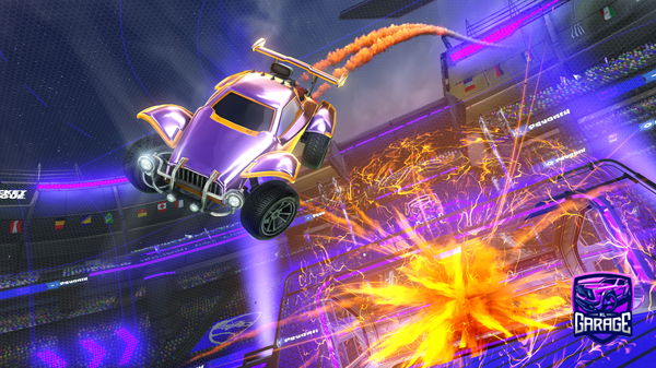 A Rocket League car design from greasyonyt