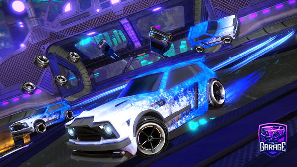 A Rocket League car design from Mehtagxbox