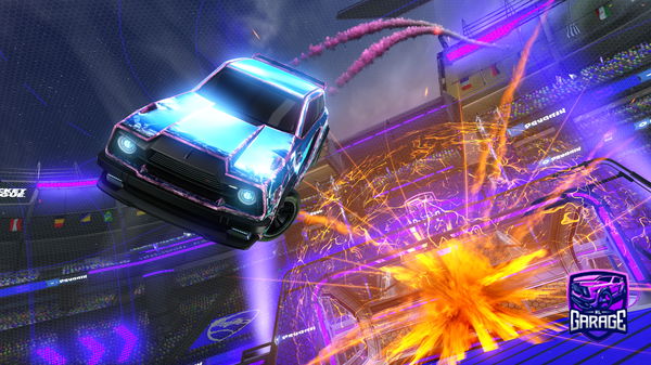 A Rocket League car design from DesirousVoice84