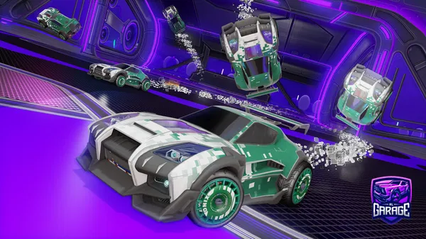 A Rocket League car design from JetSetBass