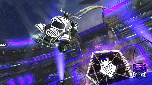 A Rocket League car design from Hxllxw