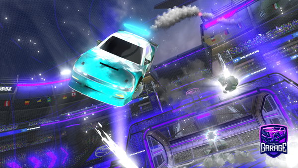 A Rocket League car design from dateager