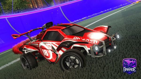 A Rocket League car design from Milkk1iw