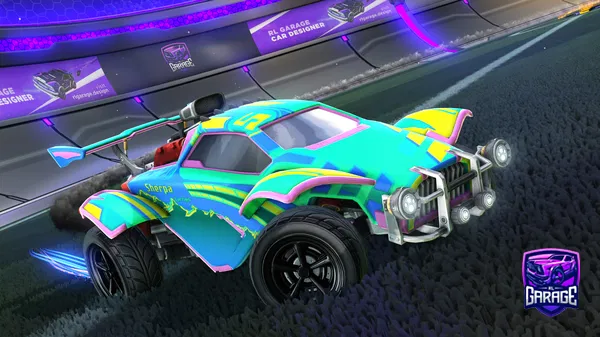 A Rocket League car design from BRoland32
