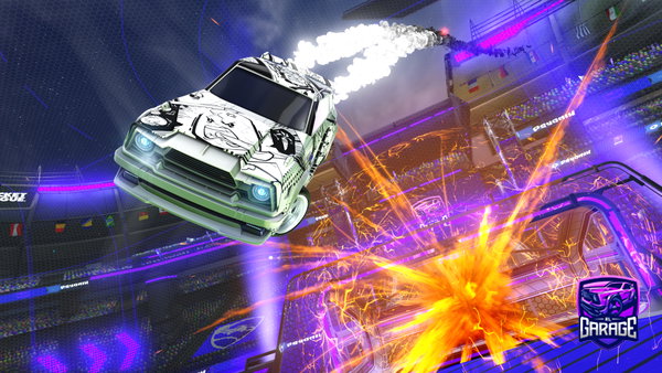 A Rocket League car design from BreadnBubba