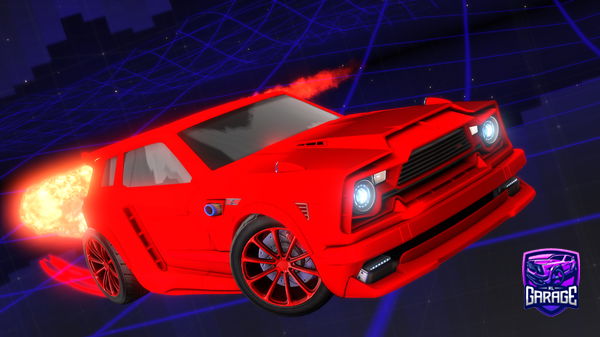 A Rocket League car design from Illusionist07