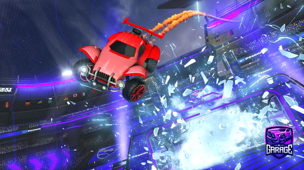 A Rocket League car design from OnajlikizHR