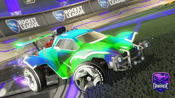 A Rocket League car design from 10137
