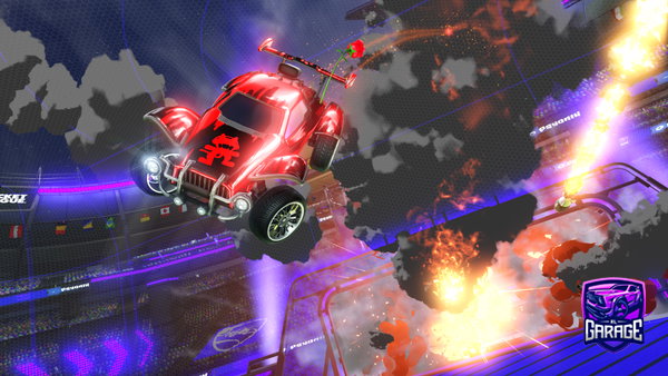 A Rocket League car design from CandyMuncherPro
