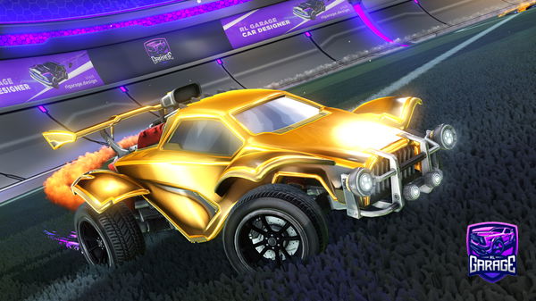 A Rocket League car design from KuraiiTV