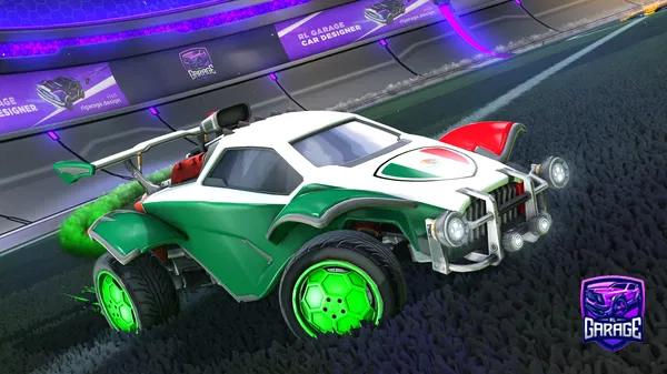 A Rocket League car design from leoshredz
