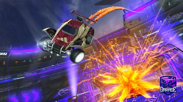 A Rocket League car design from Gamingmonkey09