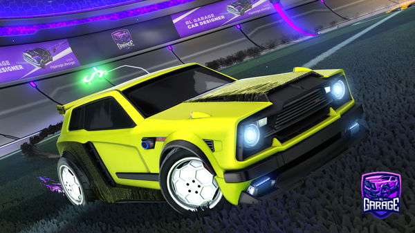 A Rocket League car design from Fallus