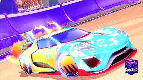 A Rocket League car design from M1T0REAL11