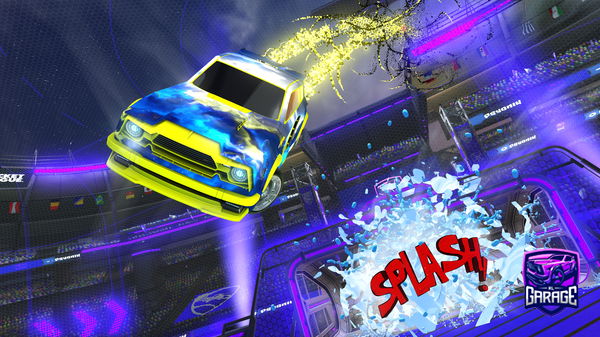 A Rocket League car design from yaour