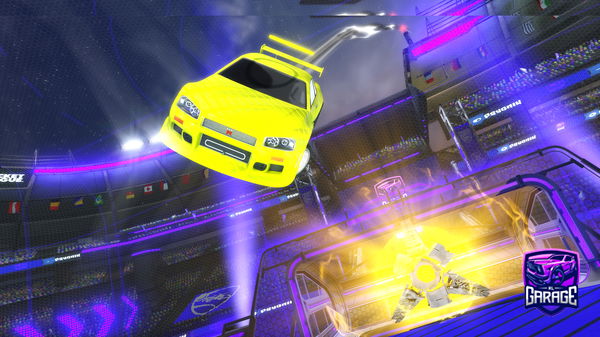 A Rocket League car design from Grxzzyttv