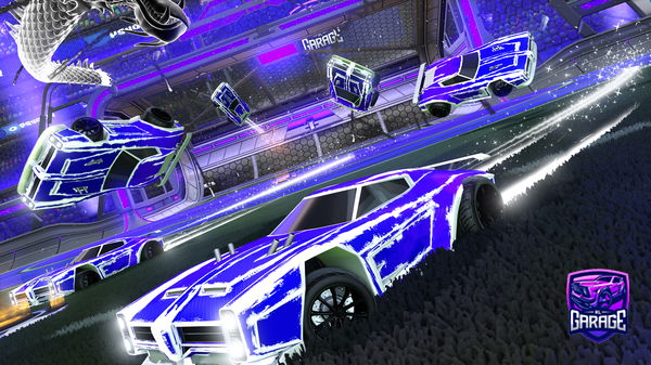 A Rocket League car design from messi66544