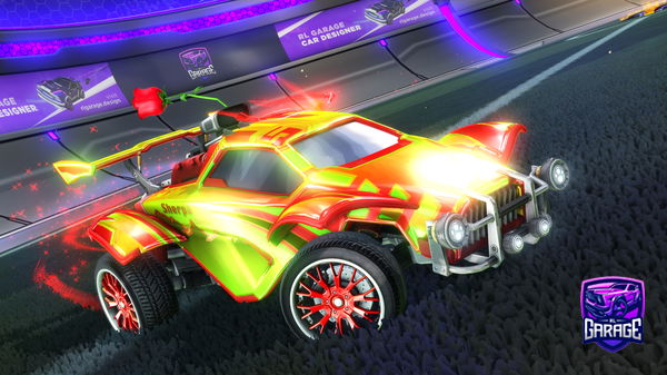 A Rocket League car design from Finn_k1ng