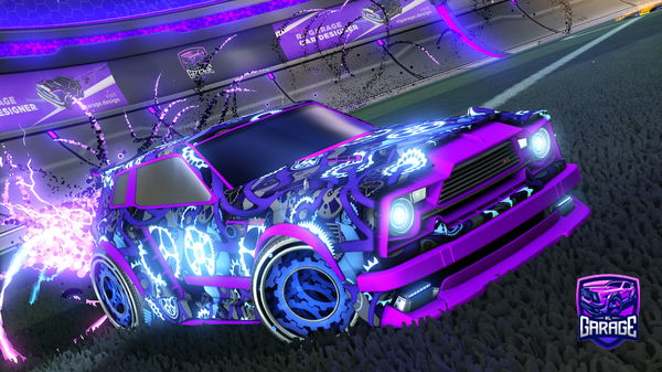 A Rocket League car design from Synxty