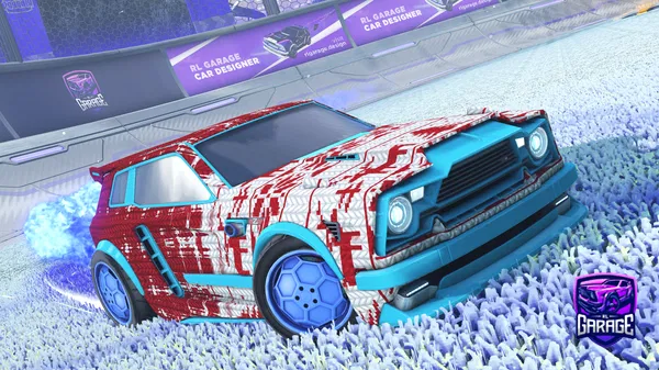 A Rocket League car design from FOXmtb