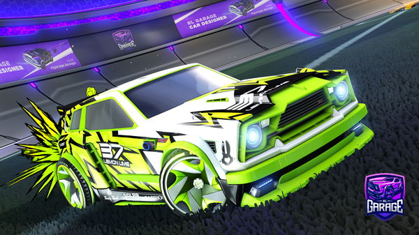 A Rocket League car design from itung17