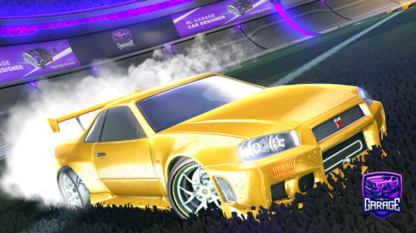 A Rocket League car design from JMarkall