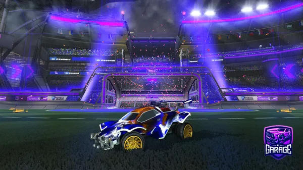 A Rocket League car design from plopi