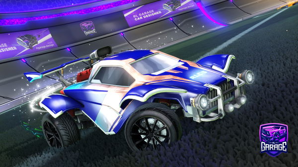 A Rocket League car design from firezord265