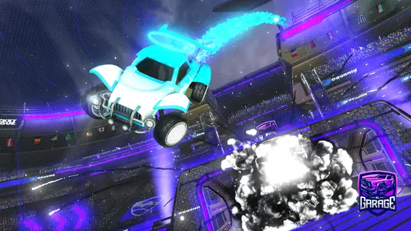 A Rocket League car design from AboutGoldfish40