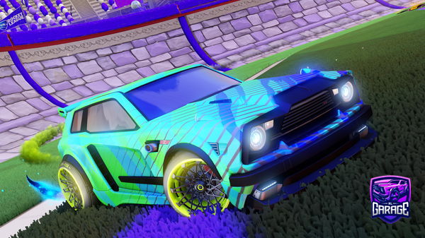 A Rocket League car design from jacobbahnan