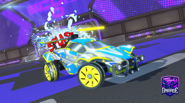 A Rocket League car design from GorTheGodd