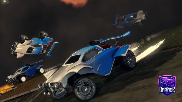 A Rocket League car design from mebeking