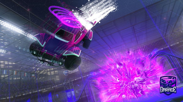 A Rocket League car design from Kirby_is_best