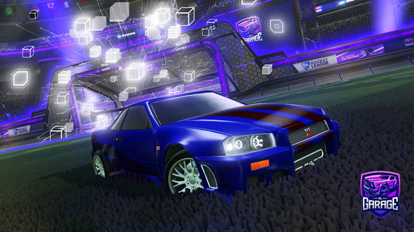 A Rocket League car design from Rion007