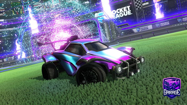 A Rocket League car design from IW7LFX