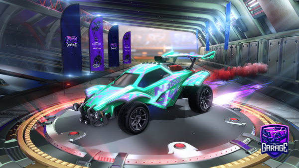 A Rocket League car design from hlgh