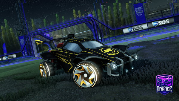 A Rocket League car design from Rossi1164