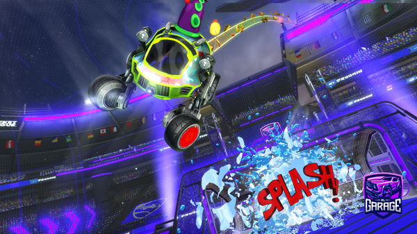 A Rocket League car design from Worm2020